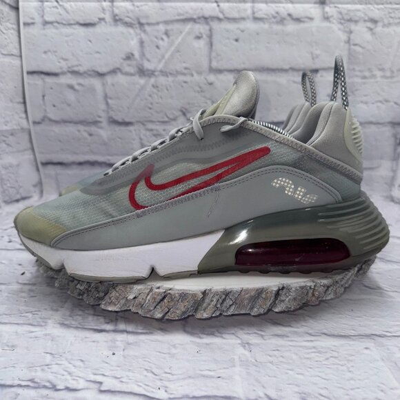 Nike Air Max 2090 Smoke Gray University Red DM9101-001 Men’s Size 12 - Picture 8 of 10
